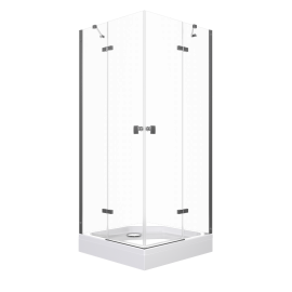 Душевое ограждение Дельта-Хром, 90*90*190 , с поддоном, квадрат Щ0000054215